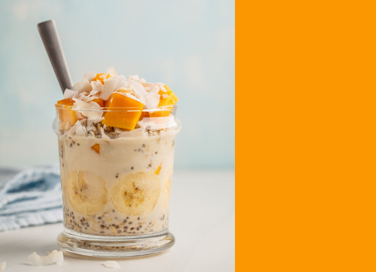 Coconut Mango Overnight Oats Recipe